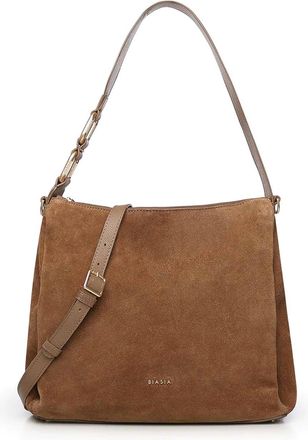 Francesco Biasia Suede Shoulder Bag