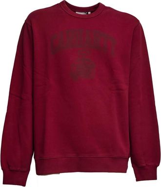 Carhartt Work in Progress Sweatshirts - Heren - Sweatshirts - Rood - M - Katoen - Hoodies & sweatvesten