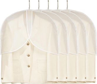 OEM Juego De 5 Bolsas Transparentes Antipolvo Para Colgar Ropa En Armarios, Guardar Chaquetas, Vestidos, Bolsas De Ropa De Peva