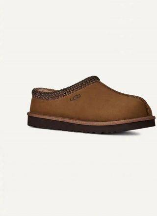 UGG Mens Tasman Ii Nubuck Slip On In Dark Chestnut