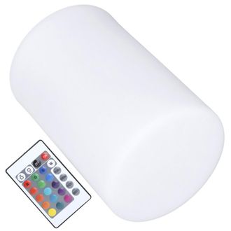 OEM L&aacute;mpara Nocturna Cil&iacute;ndrica Rgb, 16 Colores, Control Remoto, Luz Para Barra De Karaoke, 15 Cm