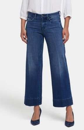 NYDJ Teresa High Waist Wide Leg Ankle Jeans in Moonlight at Nordstrom Rack, Size 14