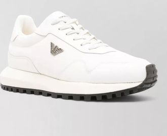 Emporio Armani paneled low-top sneakers