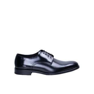 Karl Lagerfeld Urano IV Derby Lace - Heren - Nette schoenen - Zwart - 42 EU - Leer - Schoenen