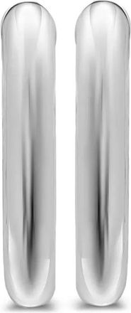 David Yurman Orecchini a cerchio DY Madison in argento sterling
