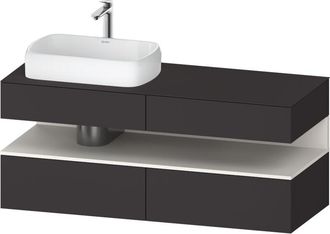 Duravit Qatego Consola Mueble Bajo Lavabo, 2 Extensiones, 2 - Duravit