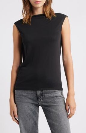 Wayf Celeste Drape Back Top in Black at Nordstrom Rack, Size X-Large