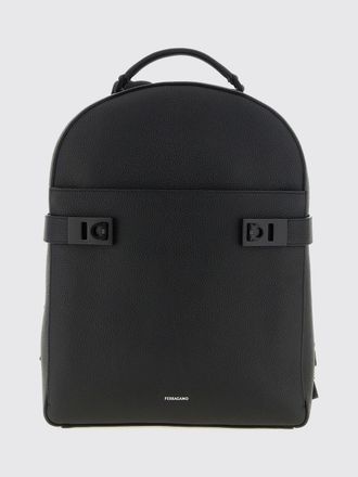 Ferragamo Zaino Hug in pelle di vitello con logo Gancini