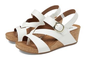 S&ouml;fft Evelyn Womens Sandals White : 9.5 M, Rubber/Suede