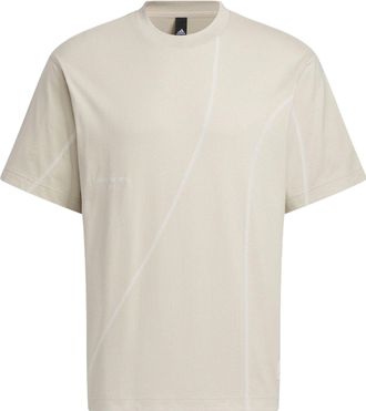 adidas Sportswear Lounge Graphic T-Shirts Beige IP4978