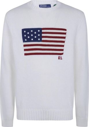 Polo Ralph Lauren Round-neck Truien - Heren - Ronde hals truien - Wit - L - Truien & Vesten