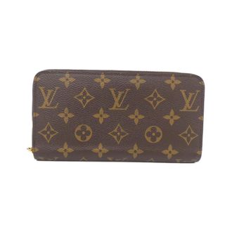 Louis Vuitton Coquelicots Marron Coated Canvas Long Wallet (Bi-Fold) (Pre-Owned)
