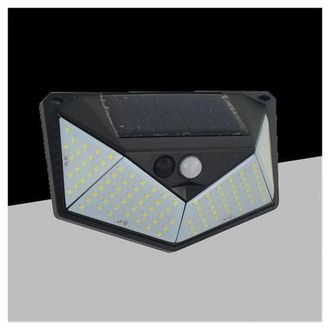 Trade Shop Trade Shop Traesio - Trade Shop - Applique Lampada Pannello Solare Parete Con Sensore Movimento Luce 4000k So-a4-n