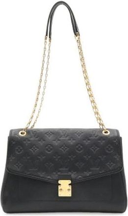 Louis Vuitton Tweedehands Canvas Louis Vuitton tassen - Dames - Vintage Schoudertas - Zwart - ONE Size - Vintage