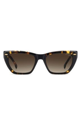 Carrera 52mm Rectangular Sunglasses in Havana/Brown at Nordstrom
