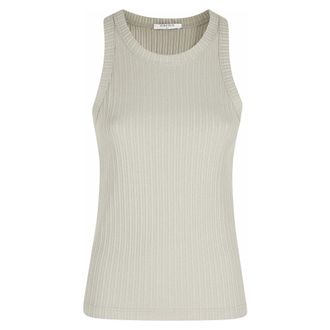 Circolo 1901 Long Sleeve Tops, female, Green, Size: XS Ribbed Top