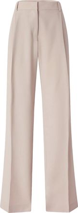Pinko Fluid Straight-Leg Trousers With Pressed Crease And Concealed Closure