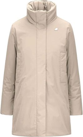 K-Way Giubbotto Marla St Warm - Dames - Winterjassen - Beige - XL - Jassen