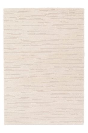AFK Living Alfombra con efecto relieve muy suave beige 160 x 230 cm