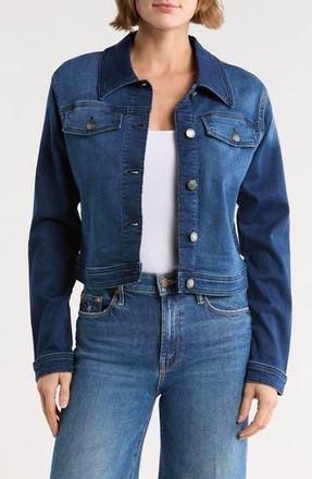 DL1961 Vika Denim Jacket in Stream at Nordstrom Rack, Size X-Small