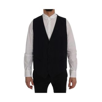 Dolce & Gabbana Heren, Pakken, Blauw, Maat: 2XL Wol