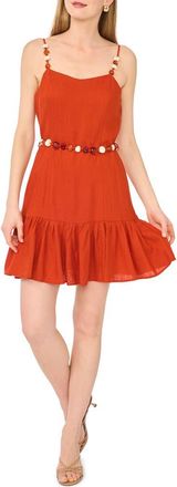 1.State Belted Tiered Dress in Rooibos Tea at Nordstrom Rack, Size 12