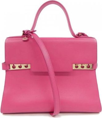 Delvaux Pre-owned Tempete Tas - Dames - Vintage Handtas - Roze - ONE Size - Leer - Vintage