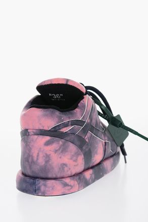 Off-white Sneakers Imbottite BUMP in Pelle Tie Dye Off-White