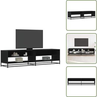 vidaXL The Living Store Mobile Porta TV Nero 180,5x40x46 cm in Truciolato - TV Stand