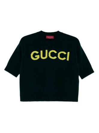 Gucci Short Sleeve Crew-Neck Top
