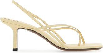 Neous Cream Leather Shamali Sandals