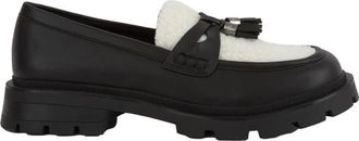 Twinset Zwarte Mocassin - Dames - Loafers - Zwart - 37 EU - Schoenen