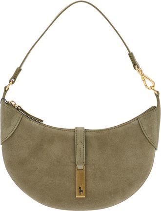 Polo Ralph Lauren Light Olive Green Polo Id Mini Shoulder Bag