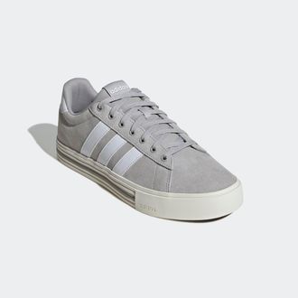 adidas Sneaker ADIDAS SPORTSWEAR DAILY 4.0, Damen, Gr. 41, grau (grau two, cloud wei&szlig;, sanftes wei&szlig;), Leder, Synthetik, Schuhe Sneaker