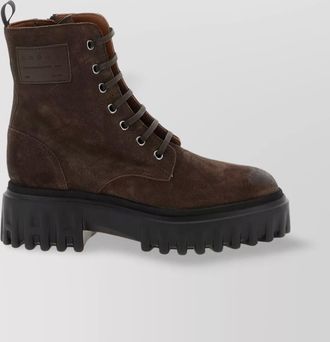 Hogan leather ankle boots
