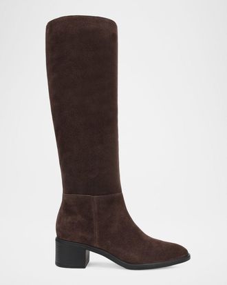 Vince 50mm Pace Suede Knee-High Boots