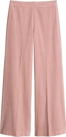 Marc O'Polo Woven Pants - Dames - Wijde Broeken - Roze - 2XL - Broeken
