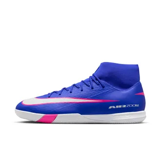 Nike Mens Mercurial Superfly Academy IC High-Top Soccer Shoes in Blue | FQ8332-446