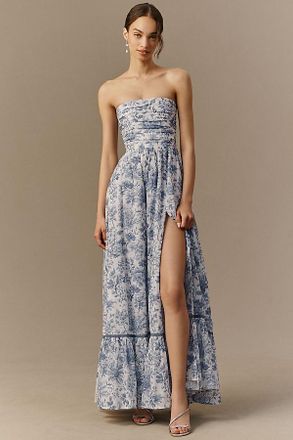 V. Chapman Regina Strapless Maxi Dress