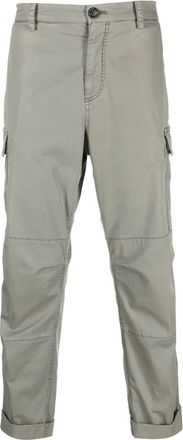 Brunello Cucinelli tapered-leg cargo trousers - men - Spandex/Elastane/Cotton/Cotton - 58 - Green