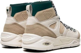 Puma Mens Trc Blaze Mid Sneaker White Leather Rubber