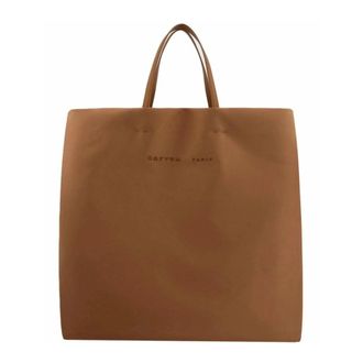 Carven Tote Bags, female, Brown, Size: ONE SIZE Jeanne Bag