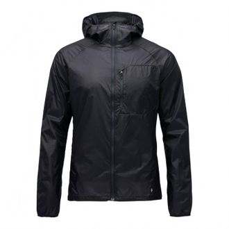 Black Diamond Womens Distance Wind Shell Jacket In Black