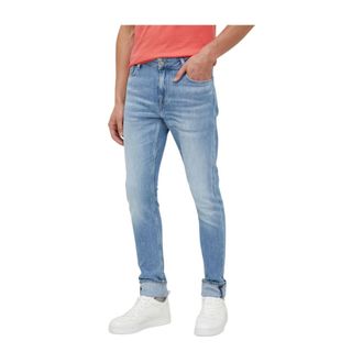 Guess Chris Skinny Jeans - Heren - Jeans - Blauw - Maat: W30 L32 Katoen