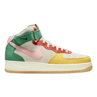 Nike Fitness, Heren, Veelkleurig, 44 1/2 EU, Leer, Air Force 1 Mid NH Vivid Sulfur Rush Orange