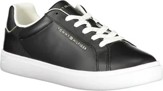 Tommy Hilfiger Leather Sneaker - Black