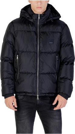 A|X Armani Exchange Urban donsjack met capuchon - Heren - Winterjassen - Blauw - S - Jassen