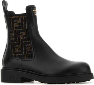 Fendi Filo Ankle Boot - Black