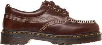 Dr. Martens Lowell Laced Schoenen - Heren - Veterschoenen - Bruin - 45 EU - Leer - Schoenen