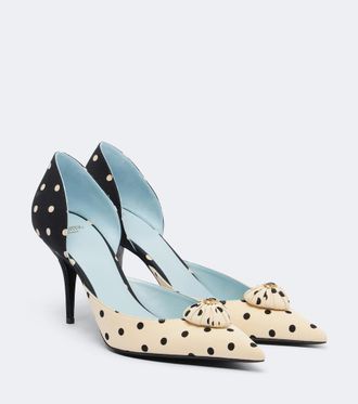 Valentino Garavani Coeur Royal polka-dot pumps